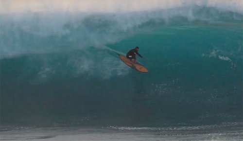 Justin Quintal Surfs One Singularly Incredible Pipeline Wave