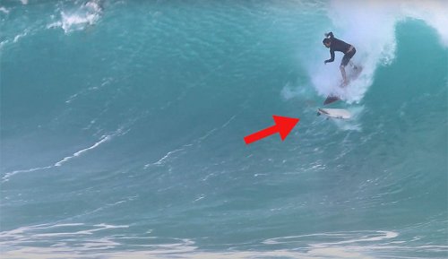 Guy Poo-Shoots His Surfboard Directly Into the Path of a Another Surfer, and It Went Badly