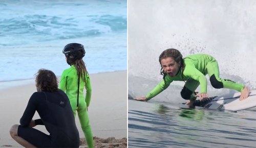 Watch 7-Year-Old Uriah McDonald Surf Pipeline and V-Land