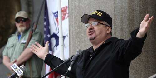 Oath Keepers Leader Stewart Rhodes Says He’s a Political Prisoner. Republicans Are Listening.