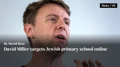 David Miller targets Jewish primary school online