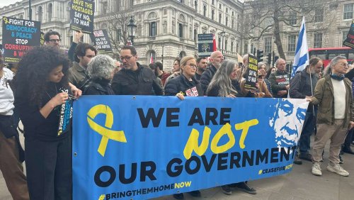 UK-Israelis protest against renewed Gaza fighting - The Jewish Chronicle