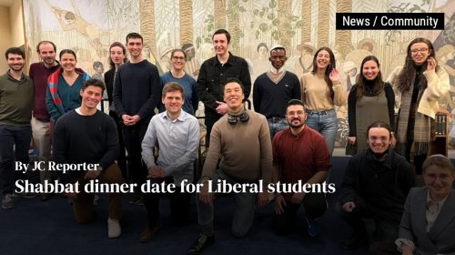Shabbat dinner date for Liberal students