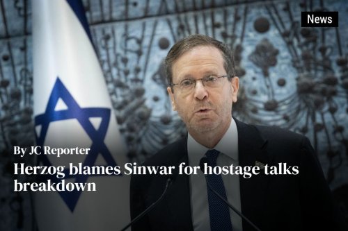 Herzog blames Sinwar for hostage talks breakdown