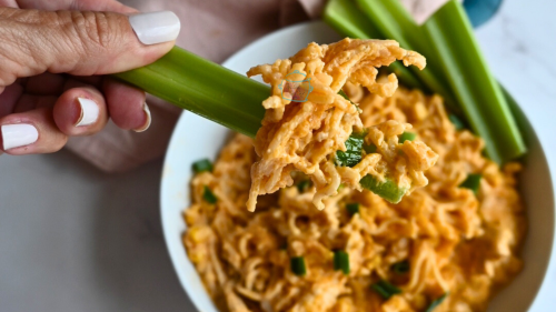 Slow Cooker Buffalo Chicken Ramen Meal Recipe
