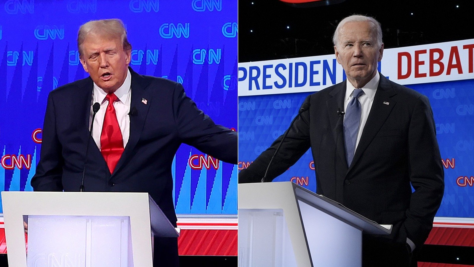 Trump Biden's Messy Hairstyles At 2024 Debate Prove It's Past Their Bedtime - The List
