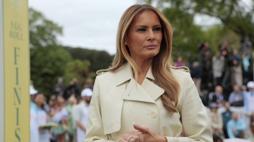 Melania Trump Continues Her Sloppy Streak With Frumpy Easter Egg Roll Jacket