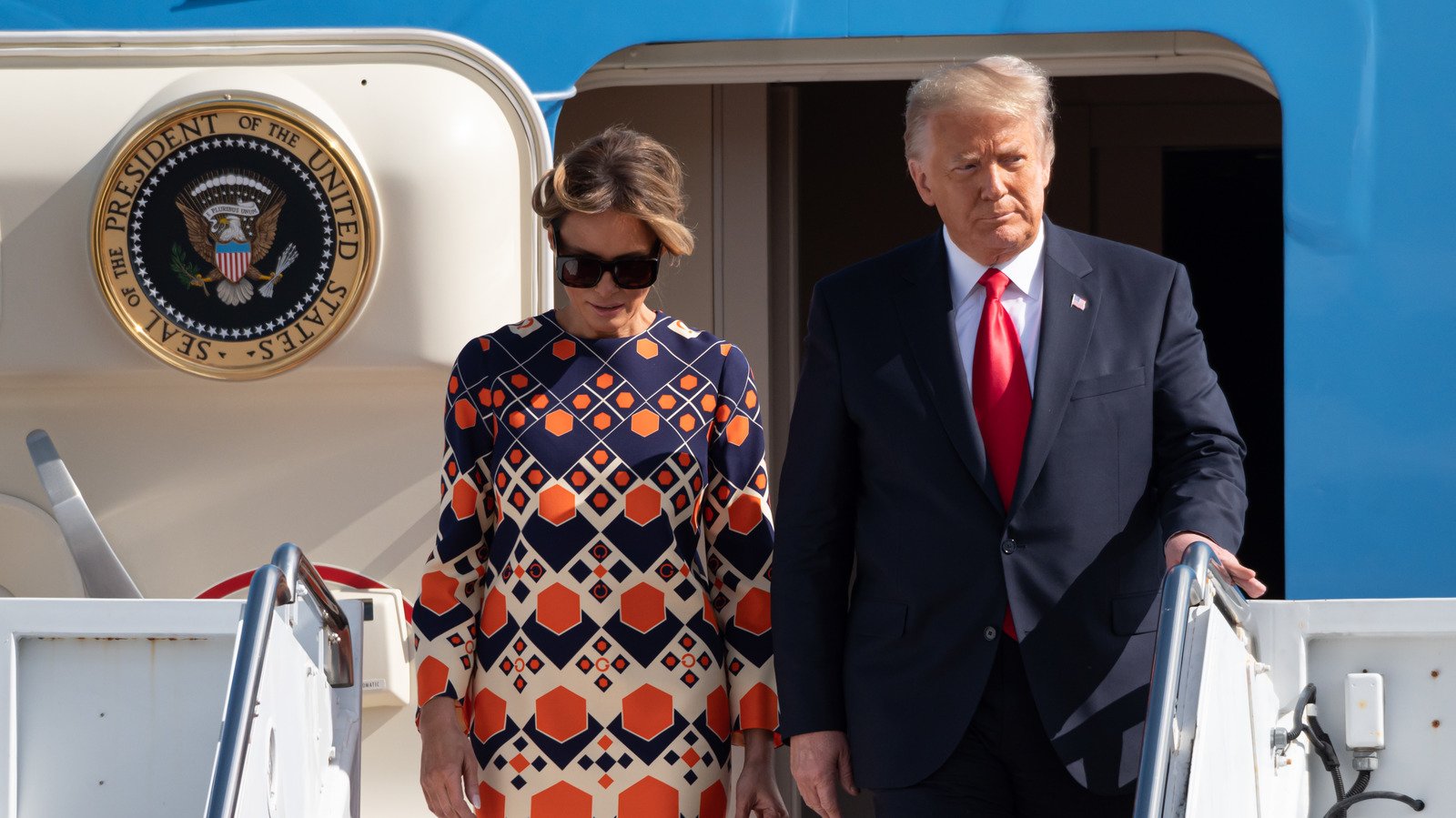 Melania Trump Was Quick To Do This After Landing In Florida - The List