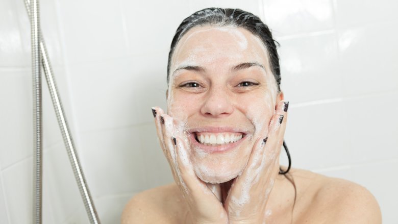 Here's Why You Shouldn't Wash Your Face In The Shower