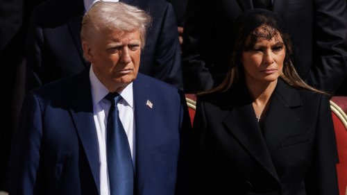 Melania Trump's 'Aging' Face At Pope Francis' Funeral Ignites Brutal Internet War