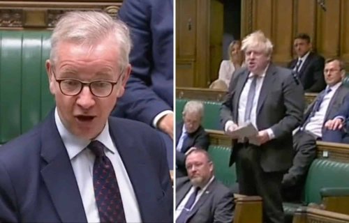 Watch: Commons bursts into laughter after Gove thanks Boris for his 'leadership on levelling up'
