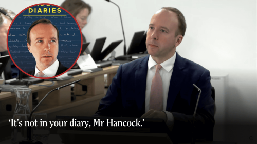 Awks: Matt Hancock gets fact-checked... by his own book