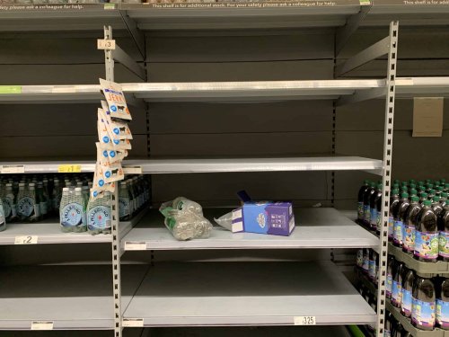 Brits are panic buying again - this time it's bottled water