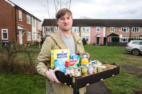 Family forced to use foodbanks every week despite working full time after bills doubled