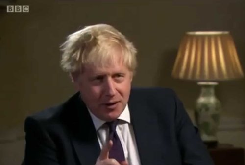 Boris ambushed by Union Jack cake - reports