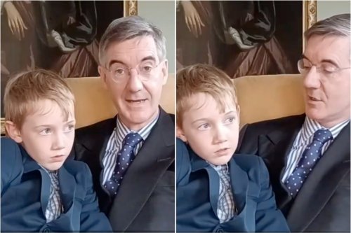 Jacob Rees-Mogg rinsed over 'creepy' vid featuring his seven-year-old child