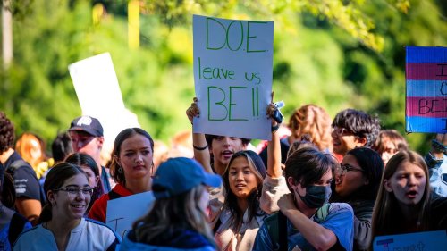 Thousands of Virginia Students Walked Out Over Anti-Trans Policies