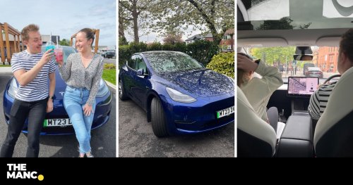 I spent 24 hours inside a Tesla in Greater Manchester