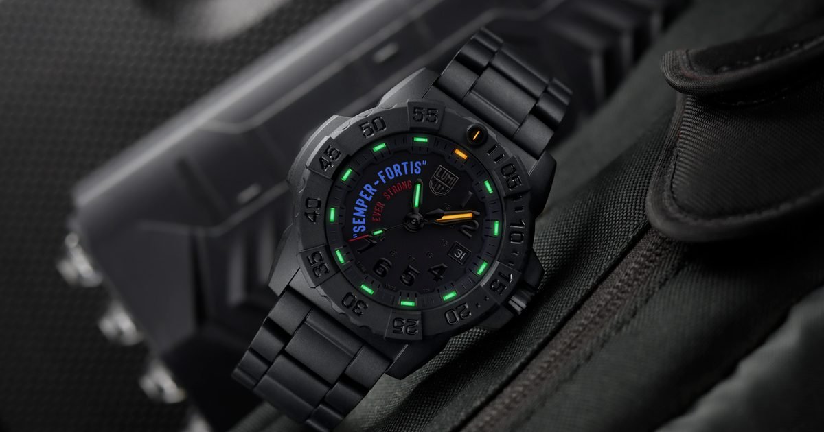 Luminox’s latest Navy SEAL watch hides a message in the dark
