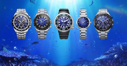 Citizen unveils unite with blue collection