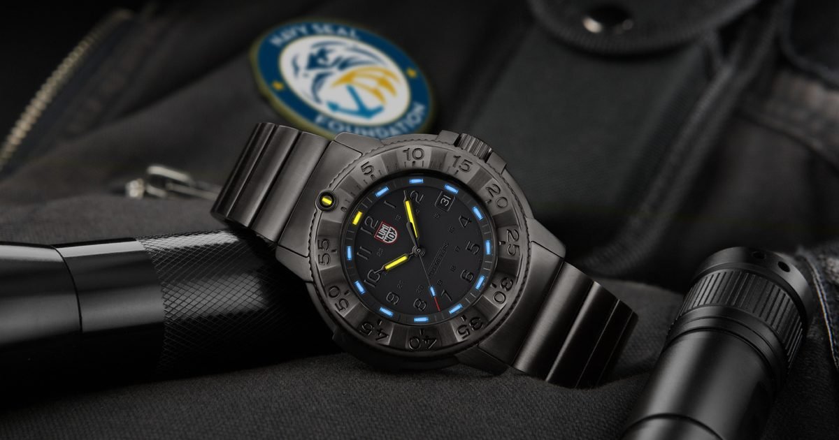 Luminox goes full stealth with a new all-steel Navy SEAL Foundation watch