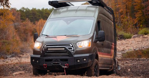 Vandoit created a modular, completely customizable Ford Transit camper van, and we want one