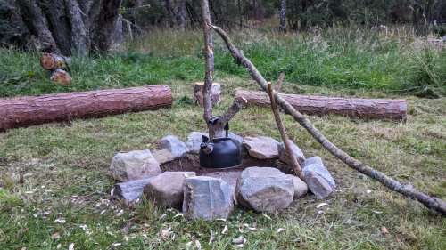 Campfire cooking: This is the absolute best way to make a pot hanger
