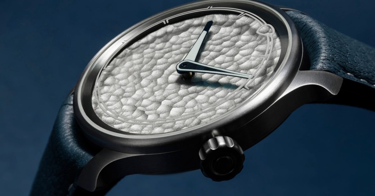 MING’s newest watch has a dial made of pewter