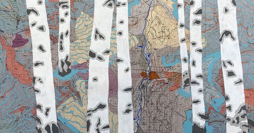 Trees, Rivers, and the Exquisite Interdependence of Life: Artist Meredith Nemirov’s Consummate Map Paintings
