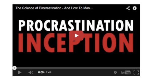 The Science of Procrastination and How to Manage It, Animated