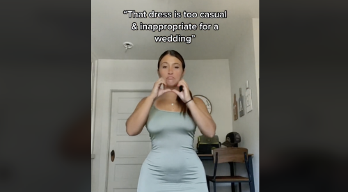 TikTok Influencer Says She Was Shamed For Wearing ‘Inappropriate’ Amazon Dress to a Wedding