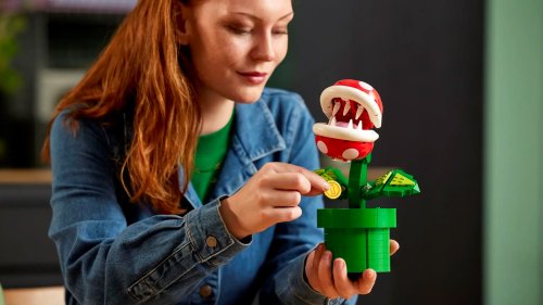 Lego’s Super Mario Piranha Plant Gives Gamers a Houseplant They Don’t Have To Water