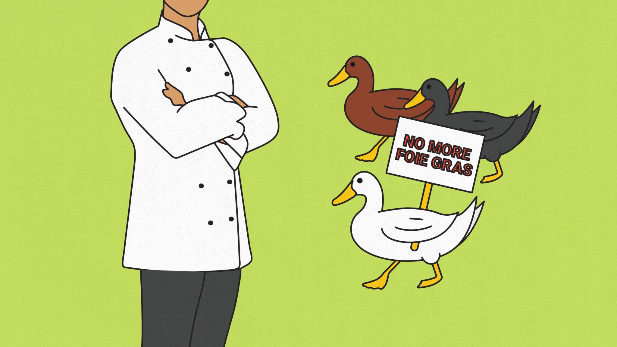 Is foie gras really any worse than factory farmed meat?