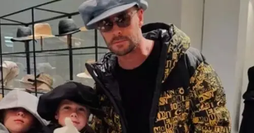 Chris Hemsworth sparks outrage online as his son, 11, flips him off in Japan vacation photos