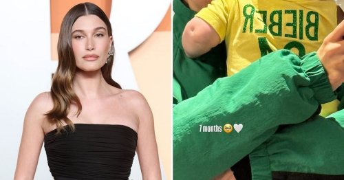 Hailey Bieber shows off 7-month-old son Jack as husband Justin gets vulnerable