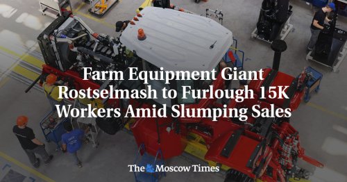 Farm Equipment Giant Rostselmash to Furlough 15K Workers Amid Slumping Sales
