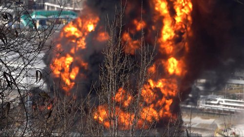 Fire at Oil Refinery in Southern Russia Extinguished 3 Days After Ukrainian Drone Strike