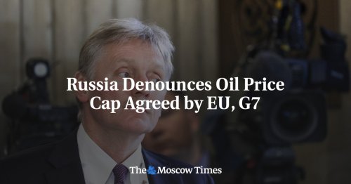 Russia Denounces Oil Price Cap Agreed By EU G7 Flipboard