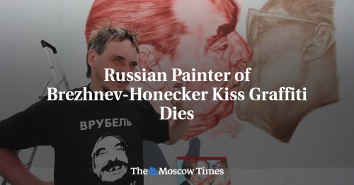 Russian Painter of Brezhnev-Honecker Kiss Graffiti Dies