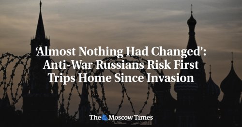 ‘Almost Nothing Had Changed’: Anti-War Russians Risk First Trips Home Since Invasion