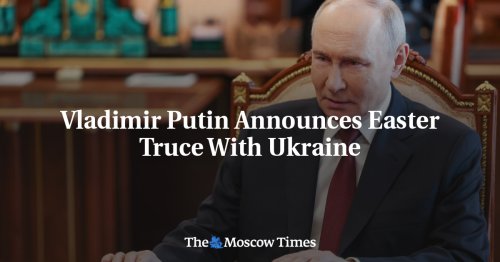 Vladimir Putin Announces Easter Truce With Ukraine