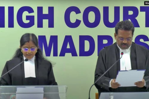 Victoria Gowri sworn in as additional Madras HC judge, amid high drama in court