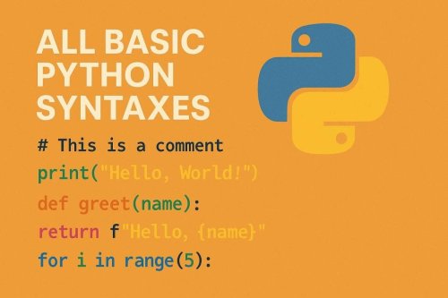 Basic Python Syntax: A Beginner’s Guide To Writing Python Code