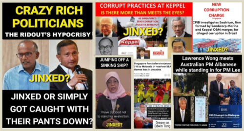 Crazy rich politicians in Singapore — Is the PAP being jinxed by “the big karma”?