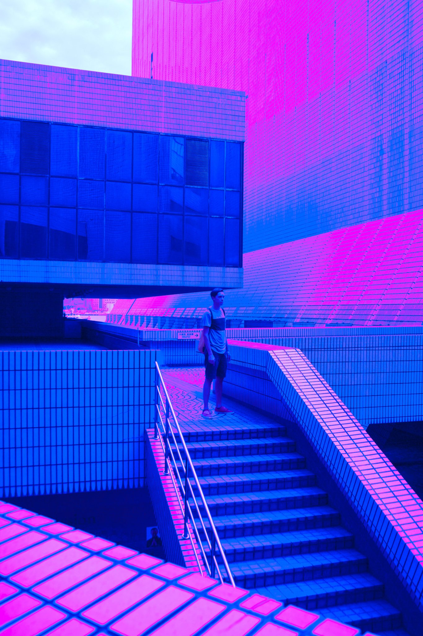 Ekaterina Busygina Imagines the Urban Geometry of Hong Kong in Neon