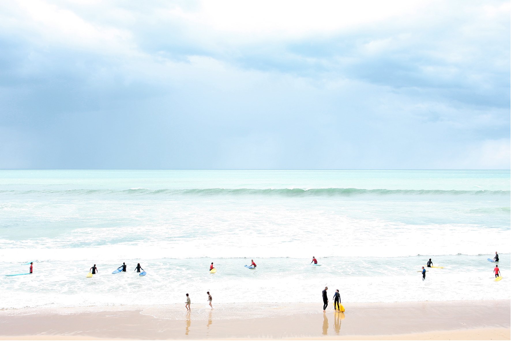 Mario Daniele Transforms Beach Scenes Into a Painterly Surf Series