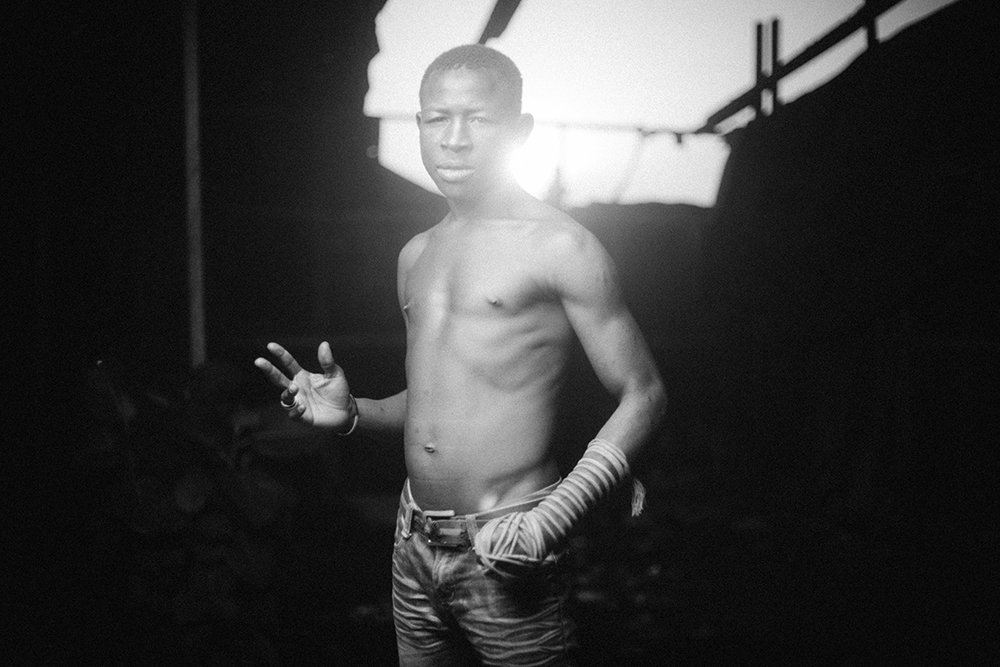 Portraits of One Handed Dambe Fight Club Fighters Are Unreal