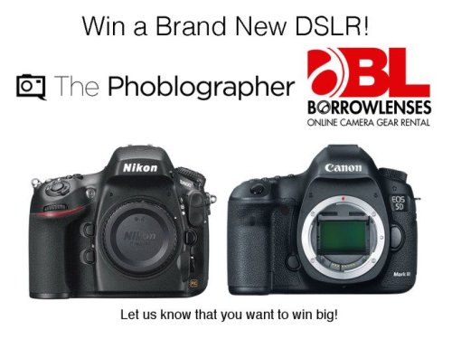 Reminder: We're Giving Away a Canon 5D Mk III or a Nikon D800 With BorrowLenses.com - The Phoblographer