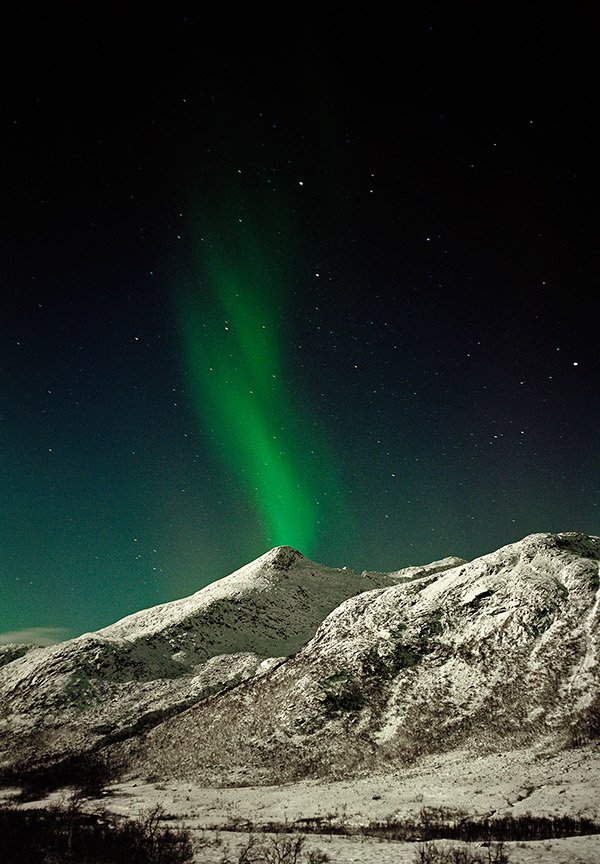 Rainer Wengel's Photos of the Aurora Borealis on Film Will Captivate You
