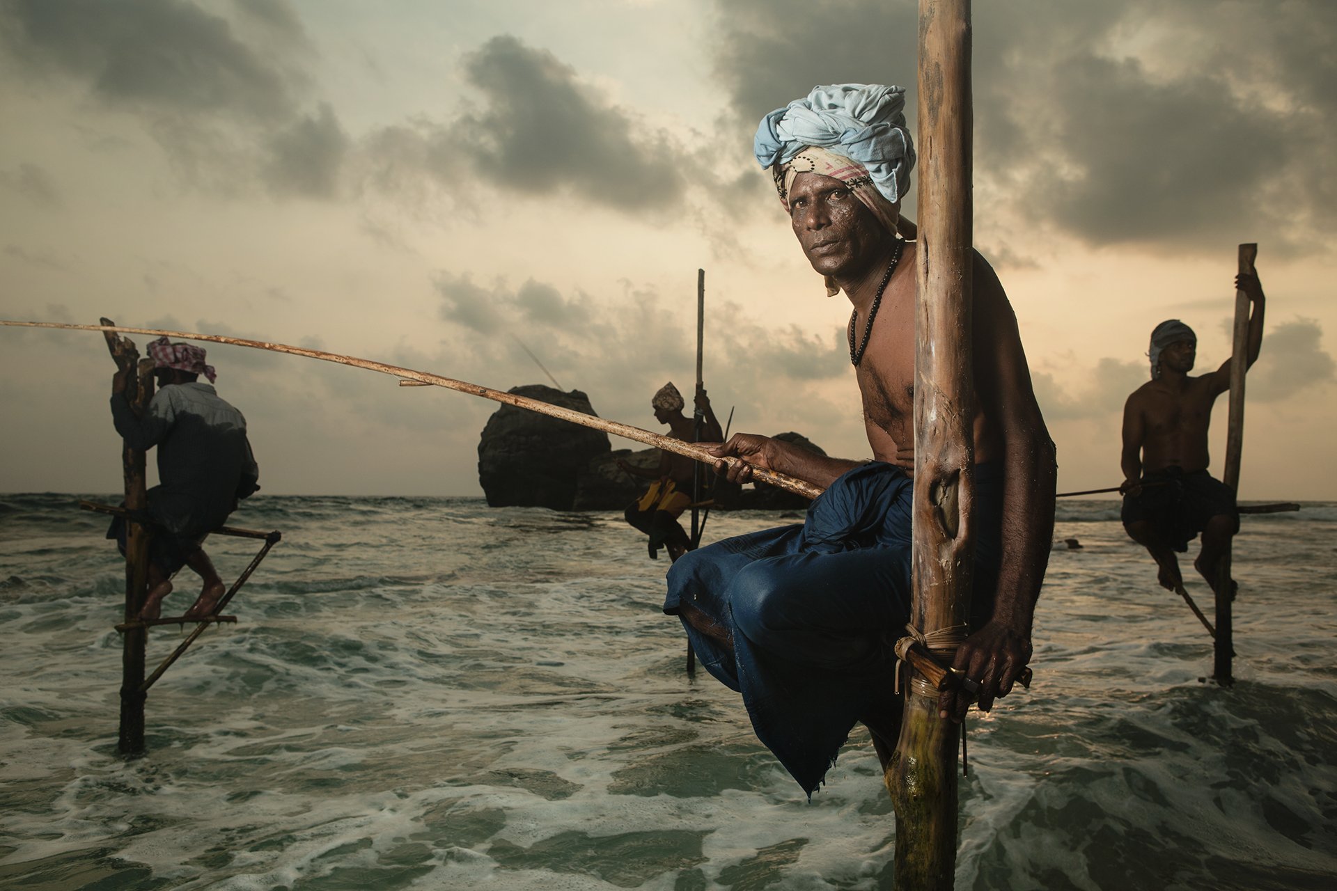 Giacomo Bruno Captures Sri Lanka's Fascinating Stilt Fishing Tradition